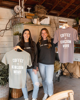 Coffee + Kingdom Work™ Tee - Sage