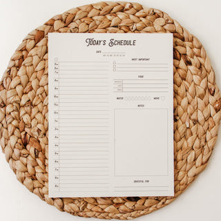 Daily Schedule Notepad