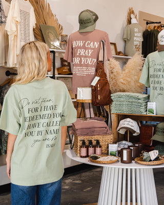 Known + Redeemed Tee - Sage