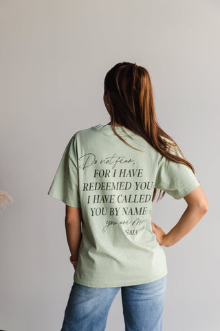 Known + Redeemed Tee - Sage