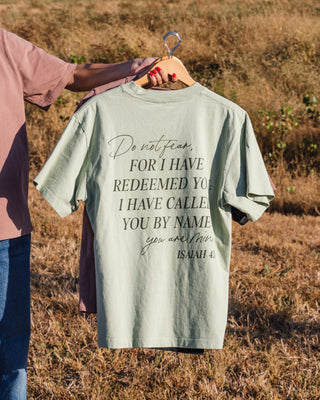 Known + Redeemed Tee - Sage