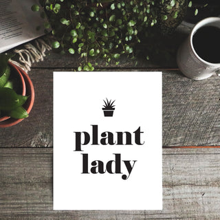 Plant Lady Art Print