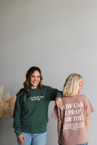 How Can I Pray For You Women's Tee - Faded Mauve