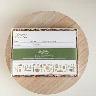 Recipe Card Box Set
