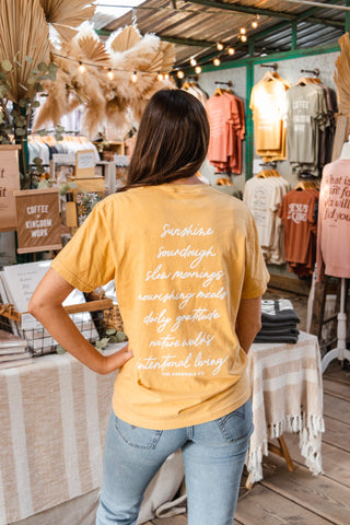 Sunshine + Sourdough Tee