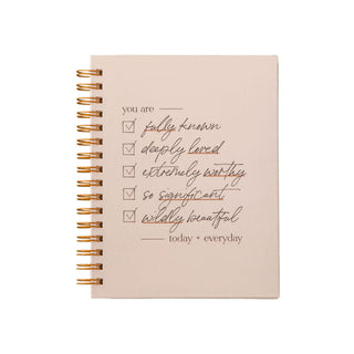 Fully Known Checklist Hardcover Journal